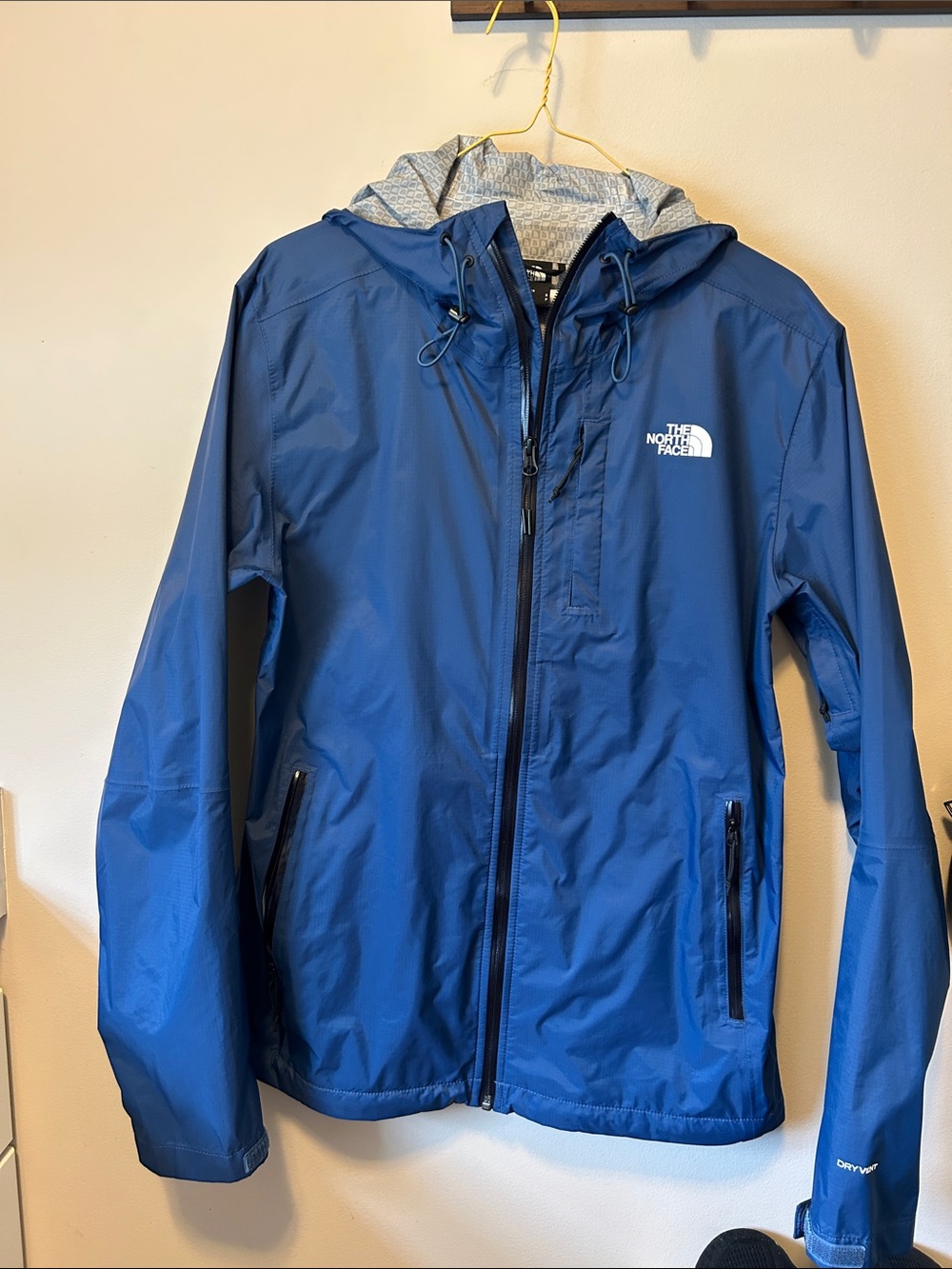 The North Face Men’s Royal Blue Hooded Rain Jacket